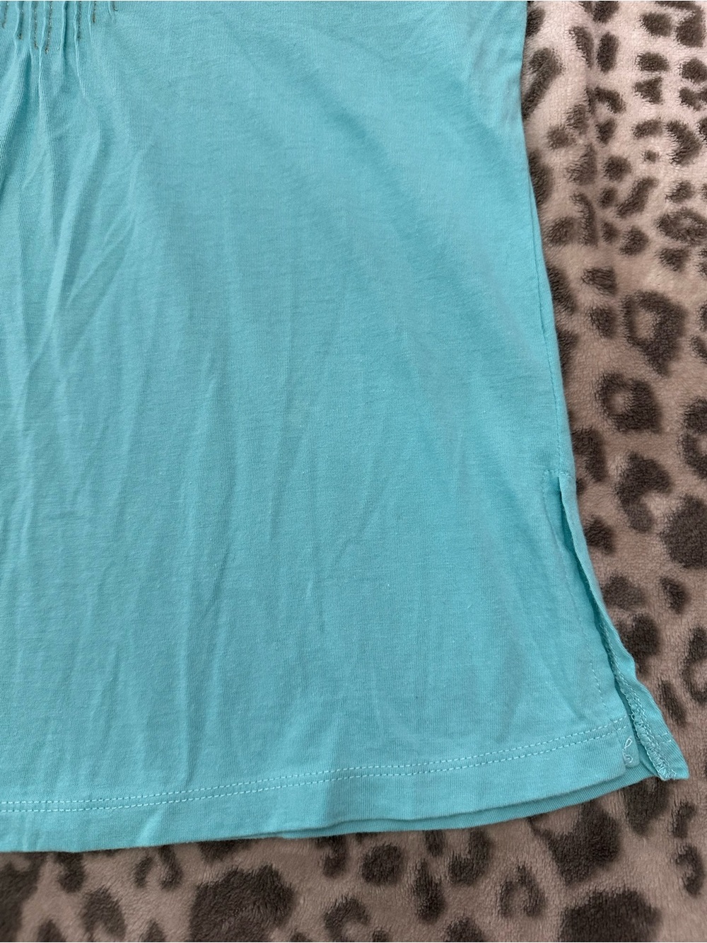 Maurices Beaded Shelf Bra V-Neck Cami Tank Top in Blue Size Medium - Picture 6 of 17